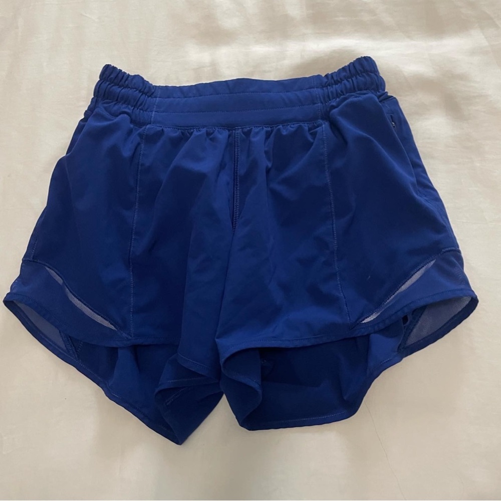 Lululemon Dark Blue Hotty Hot Shorts